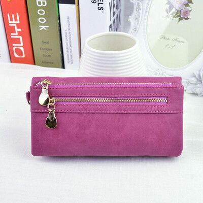 

Tailored Womens Multi-Function Mobile Phone Bag Long Wallet Double Zipper Handbag