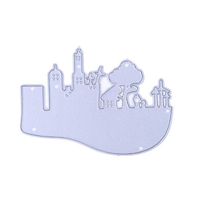 

Village Cutting Die Children Joint Toy Develop Intelligence Cutting DIY