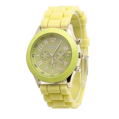

〖Follure〗Unisex Boys Girls Geneva Silicone Jelly Quartz Wrist Watch