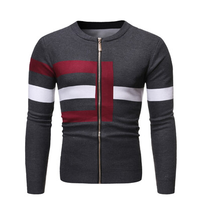 

Toponeto Mens Autumn Winter Warm Pullover Print Knitted Sweater Blouse Tops