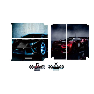 

Stylish Full Body Decal Skin Sticker Cover for PS4 Playstation Console&2 Controllers Style 1