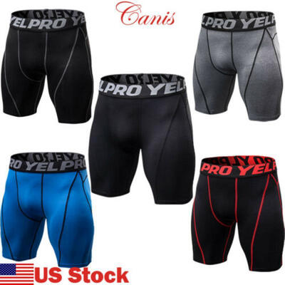 

Men Compression Beach Shorts Athletic Gym Sports Training Swimwear Short Pants