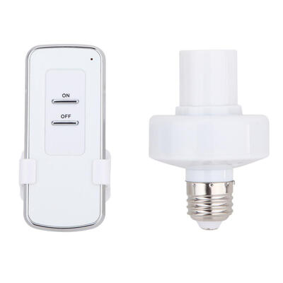 

Electronic E27 Remote Controller Light Socket Lamp Holder for House Office