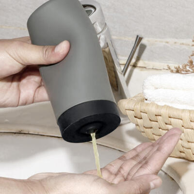

Greensen Silicone Squeeze Lotion Bottle Shampoo Shower Gel Bottle Dish Washing Liquid Dispenser Gray