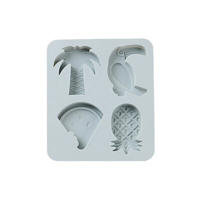 

Fruit Bird Tree Shape Silicone Cake Mold Fondant Ice Cube Decorating Baking Tool