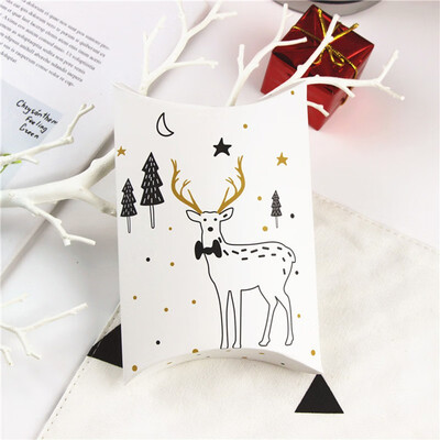 

FUNNYBUNNY Merry Christmas Candy Gift Boxes Tree Guests Packaging Boxes Gift Bag Christmas Party Favors Kids Gift Decor