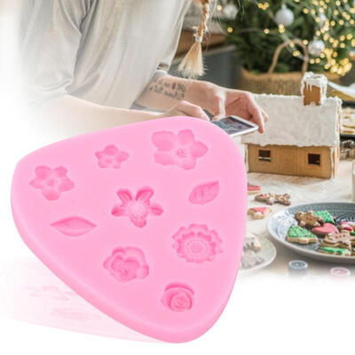 

Greensen Homemade Flower Shape Cake Mold Silica Gel Molds Cake Fondant Maker For Party
