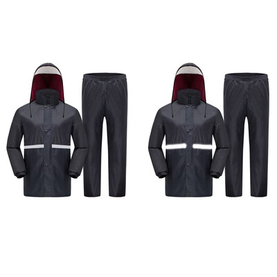 

Men Cycling Suit Raincoat Waterproof Windproof Rain Coat And Pants Clothes Set