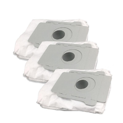 

2Pcs Dirt Dust Disposal Bags 2Pcs Side Brushes Replacement Parts Compatible with i7 i7 E5 E6 Vacuum Cleaner