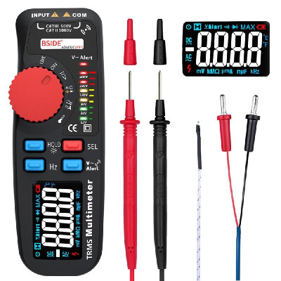 

ADM92CL PRO Mini TRMS Dual Mode Multimeter ACDC Voltage Current Resistance Diode Capacitance Frequency Meter 6000 Counts Display