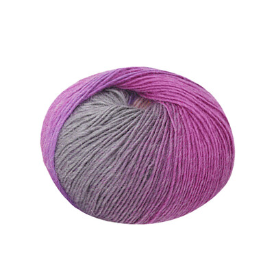 

Gobestart 1pc 50g Chunky Hand-woven Rainbow Colorful Knitting Scores Wool Blend Yarn
