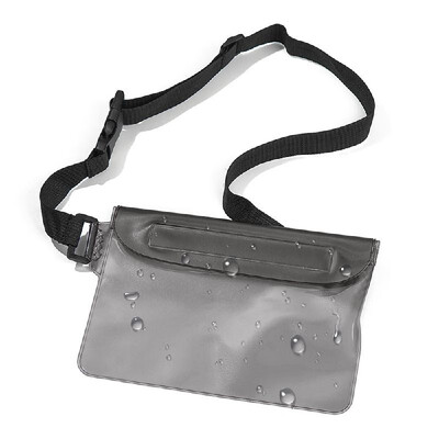 

Waterproof Pouch with Adjustable Waist Strap Waterproof Waist Bag For Beach Boating Fishing Swimming