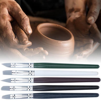 

Greensen 5pcs Clay Pottery Silicone Pen Modeling Sculpting Carving Shaping DIY Craft Tools