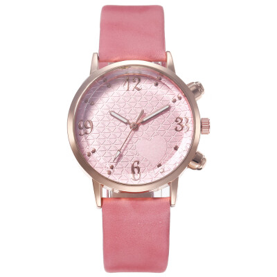 

Ms Personality Grid Heart Belt Watch Womens Casual Quartz Watch Generation