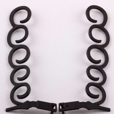

〖Follure〗2pcs Hair Styling Tools Weave Braid Hair Braider Tool Hair Styling Tool BK
