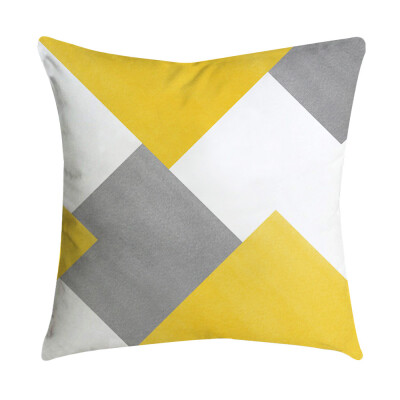 

〖Follure〗Pineapple Leaf Yellow Pillow Case Sofa Car Waist Throw Cushion Cover Home Decor