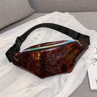 

Tailored Fashion Women Serpentine Zipper Messenger Bag Chest Bag Waist Bag Phone Bag