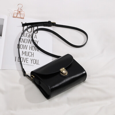 

Ins advanced feeling ancient small bag leisure simple oblique bag girl new 2019 Korean version 100 lap single shoulder bag tide