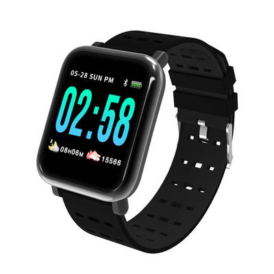 

A6 Color LCD Screen Smart Bracelet Wristband Watch With Hear Rate Monitor Sports Mode Function