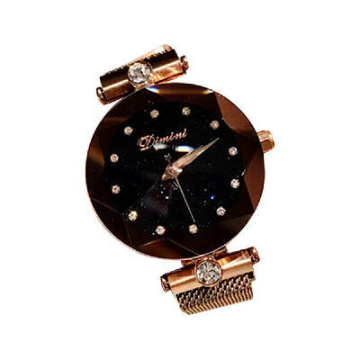 

Fashion Women Starry Sky Watches Waterproof Watch Caramel colour
