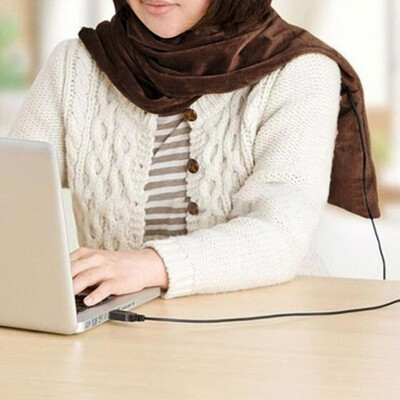

Gobestart Winter Electric Heated Womens Scarf Shawl Warming Neck Portable USB Soft Outdoor