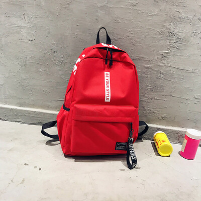 

Shoulder bag male personality letter college wind 2017 hundred with Korean version of the tide bag bf style campus girls bag