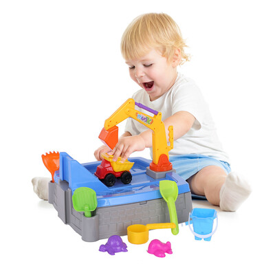 

Kids Beach Toy Set Can Be Expanded Big Digger Sandbox Fun And Cool Beach Toys