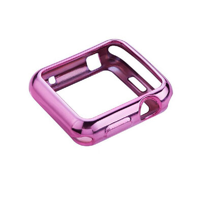 

TPU Protector High-quality Protection Case Soft Anti-Dust Protective Cover for 42mm Apple iWatch Series 1 2 3 Smart Watches Rose R