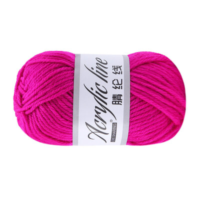 

Toponeto 50g Chunky Wool Roving Scarf Knit Wool Yarn Thickness Warm Hat Household A