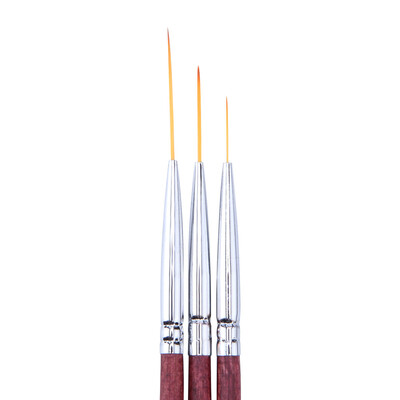

Toponeto 3Pcs Painting Drawing Dotting DIY Brush Acrylic Tips Liner Nail Art Pens Set