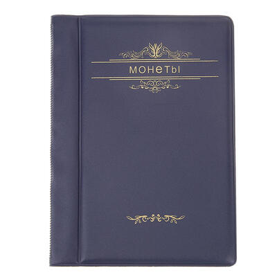

10 Pages 120 Pockets Coin Album Mini Penny Holders PVC Collection Book Gift
