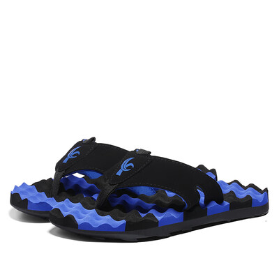 

Happy summer flip flops mens slippers mens tide slippers mens indoor&outdoor non-slip beach shoes mens large size