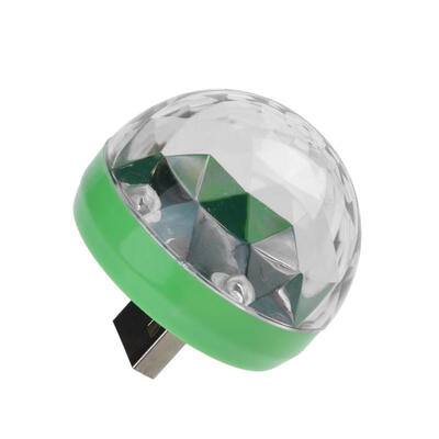 

Mini Rotating Magic Ball USB LED Stage Light Car DJ Party Projector Lamp