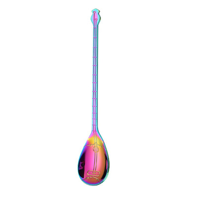 

1Pc Stainless Steel Multicolor Guitar Shape Coffee Mixing Spoon Bartea Cold Drink Spoon