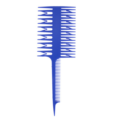

Salon Professional Fish Bone Shape Comb Hair Dyeing Sectioning Highlighting