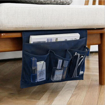 

Gobestart Bedside Sofa Table Cabinet Storage Organizer Pocket Oxford Cloth Book Phone Bag