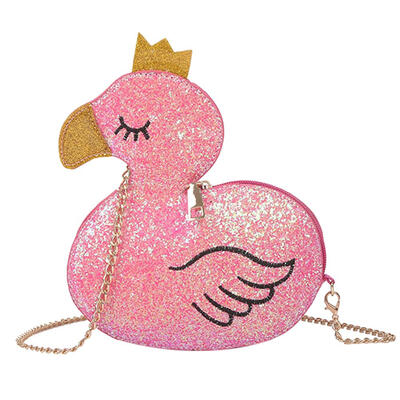 

Creative Cartoon Duck Shape Clutch Women Sequin Shoulder Messenger Bags