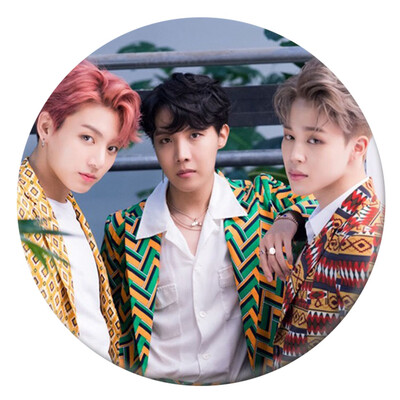 

BTS Bangtan Boys Love Yourself BTS Badge Button Pin Brooches for BTS Army 23 Inch