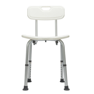 

Adjustable Elderly Bathtub Medical Shower Seat Chair Bench Stool with Backrest