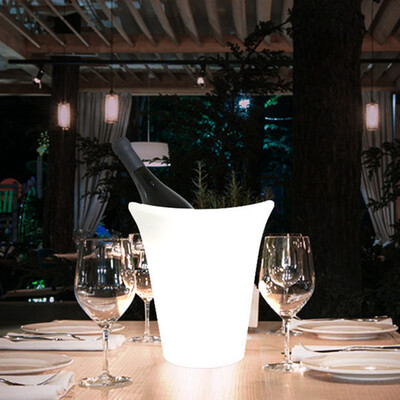 

Greensen 5L LED Colorful Glowing Champagne Ice Bucket Container for Bar Home Hotel Use Champagne Ice Bucket Bar Ice Bucket
