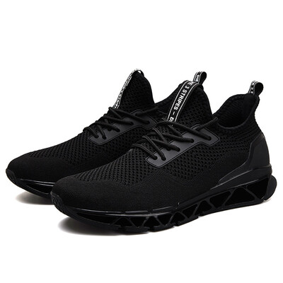 

Mens shoes fly woven breathable shoes trend red casual sneakers
