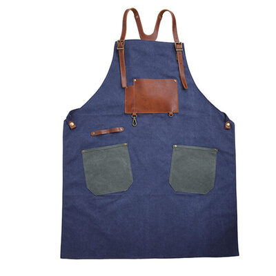 

Multifunction Canvas Apron with Pockets Worker Craftsman Painter Gardener Supply