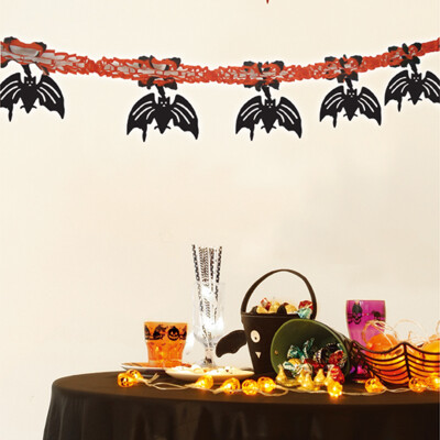 

Toponeto Paper Garlands Hanging Flag Decoration Banquet Decoration Flag For Halloween