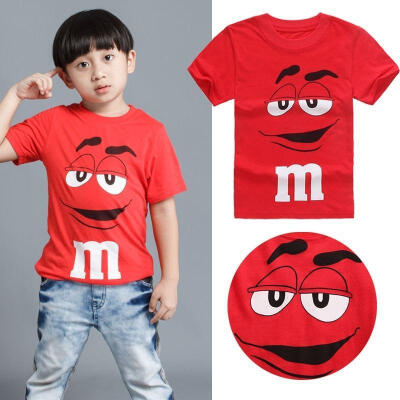 

Cartoon Tee Kids Boy Short Sleeve Cotton T-shirt Tops Blouse 2 3 4 5 6 7 Years