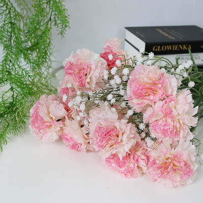 

〖Follure〗Artificial Carnations Silk Flower Bridal Hydrangea Home MothersTeachers Day