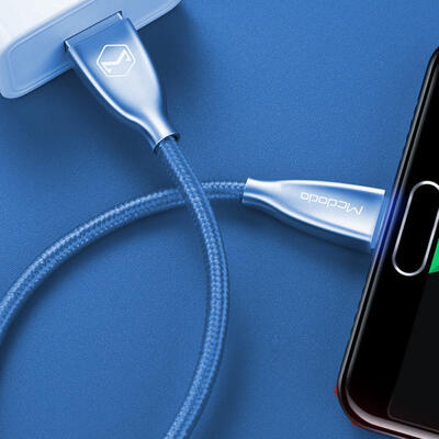 

MCDODO LED Lighted USB To Type-C 5A Fast Charging Data Cable For Huawei Mate10 Xiaomi 8 Etc-2m