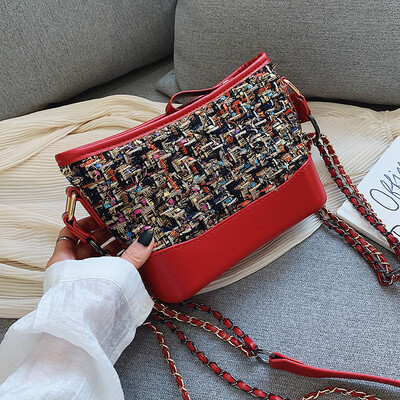 

Chic small bag girl 2019 autumn new fashion bag one shoulder bag Korean version 100 lap slant bag stray bag Korean version on