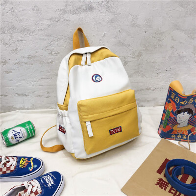 

Korean version of schoolbag female Harajuku ulzzang high school students insfeng backpack Sen Department ancient sense shoulder ba