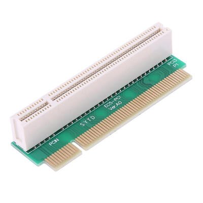 

PCI Male to Female 32Bit 90 Degree Right Angle Riser Extension Card Adapter
