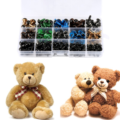 

264PCS Safety Eyes Colorful for Teddy Bear Doll Animal Crafts Toy Making 6-12mm